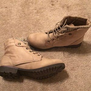 tan booties